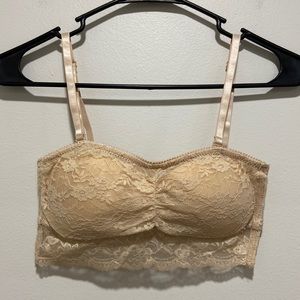 Nude Lace Multi Ways Bralette Women Size S